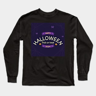 HAPPY HALLOWEEN, Trick or Treat Long Sleeve T-Shirt